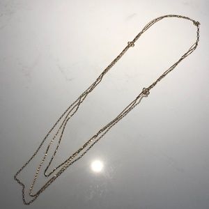 Stella & Dot gold multi-strand necklace